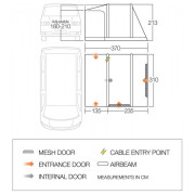 Carpa de autocaravana/furgoneta Vango Kela V Low