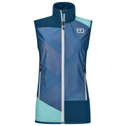 Chaleco de mujer Ortovox Col Becchei Vest W azul petrol blue