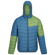 Chaqueta de hombre Regatta Hooded Hill Pack II azul/verde Moroccan Blue/Piquant Green