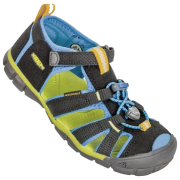 Sandalias para niños Keen Seacamp II CNX JR negro Black/BrilliantBlue