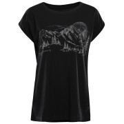 Camiseta de mujer Alpine Pro Nogera 2 negro Black