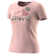 Camiseta funcional de mujer Dynafit Transalper Graphic S/S Tee W rojo/rosa pale rose/5560