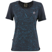 Camiseta de mujer E9 Anita gris/azul Ocean Blue