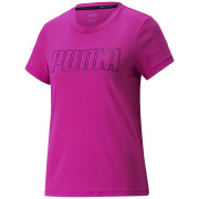 Camiseta de mujer Puma Stardust Crystalline Short Sleeve Tee rosa pink