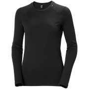 Camiseta funcional de mujer Helly Hansen W Lifa Merino Midweight Crew negro Black