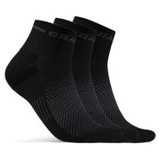 Calcetines Craft Core Dry Mid 3-Pack negro Black