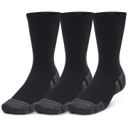 Juego de calcetines Under Armour Performance Tech 3pk Crew negro Black / Black / Jet Gray