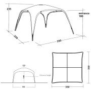Carpa de fiesta Outwell Event Lounge L (2022)