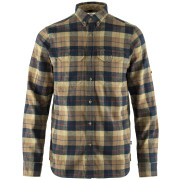 Camisa de hombre Fjällräven Singi Heavy Flannel Shirt M marrón/azul Dark Sand