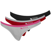 Bragas brasileñas de mujer Zulu Bambus 210 Comfort 3-pack mix1 grey/magenta+wine red/grey+black