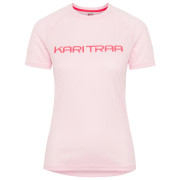 Camiseta de mujer Kari Traa Ella Tee blanco/rosa Bgum/Bubblegum