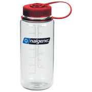 Botella Nalgene Wide Mouth 500 ml Sustain transparente Clearw/RedCap