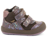 Zapatos barefoot para niños para todo el año Froddo Ollie Lumi Tex Pink Shine