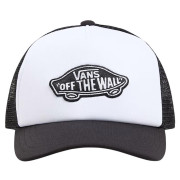 Gorra para niños Vans Classic Patch Curved Bill Trucker negro/blanco Black/White