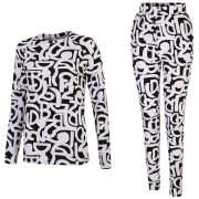 Ropa interior funcional para mujer Dare 2b Exchange III B/L blanco/negro Black & White Graffiti