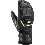 Guantes de esquí Leki WCR Team 3D Junior Mitt negro/verde black-ice lemon