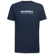 Camiseta de hombre Mammut Core T-Shirt Men Logo azul oscuro marine