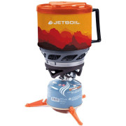 Hornillo de gas Jet Boil MiniMo® rojo/naranja Sunset