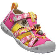 Sandalias para niños Keen Seacamp II CNX JR rosa/gris multi/keen yellow