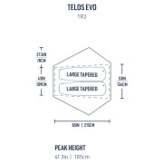Tienda de campaña Sea to Summit Telos Evo Bikepack Tent - TR2