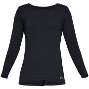 Camiseta de mujer Under Armour HG Armour Long Sleeve negro Black//MetallicSilver