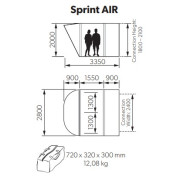 Carpa de autocaravana/furgoneta Kampa Sprint Air
