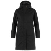 Abrigo de mujer Fjällräven Kiruna Hydratic Padded Parka W negro Black