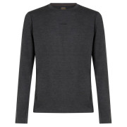 Camiseta funcional de hombre Icebreaker Men 200 MerinoFine Ace LS Crewe gris Jet Hthr-011