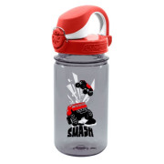 Botella para niños Nalgene OTF Kids 12oz 350 ml gris/rojo GraySmash