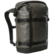 Mochila The North Face Commuter Pack Roll Top verde oscuro New Taupe Green/Tnf Black