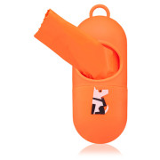 Dispensador de bolsas para excrementos de perros Explorer Dog Zásobník s 1 rolí naranja oranžová