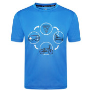 Camiseta para niños Dare 2b Rightfull Tee azul MethylBlue
