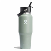 Botella térmica Hydro Flask Wide Flex Straw Travel Bottle 32 Oz negro/gris AGAVE