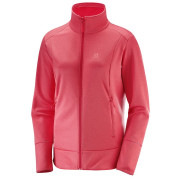 Sudadera de mujer Salomon Discovery Fz W rosa HibiscHeather