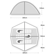 Tienda de campaña de senderismo Terra Nova Equipment Helm Compact 3