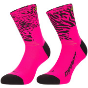 Calcetines Dynafit Run Wild Mid Sk rosa pink glo/0910