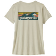 Camiseta de mujer Patagonia Women's Capilene Cool Daily Shirt - Boardshort Logo