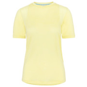 Camiseta funcional de mujer Kari Traa Embla Wool Tee amarillo Mellow Yellow