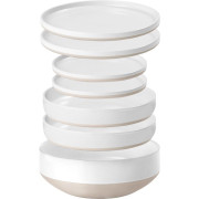 Juego de platos Brunner Set 6in1 Odette blanco