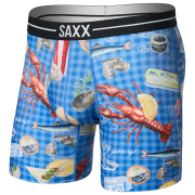 Calzoncillos bóxer Saxx Volt Breathable Mesh Boxer Brief azul low life picnic-blue