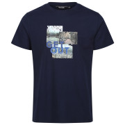 Camiseta de hombre Regatta Cline VII azul oscuro Navy Mountain Photo