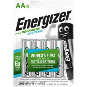 Baterías recargables Energizer AA / HR6 - 2300 mAh plata