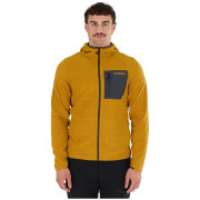 Sudadera funcional de hombre Fundango Nagano Full Zip Hoodie amarillo kangoo