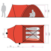 Tienda de campaña Hannah Tribe 3