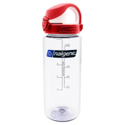 Botella Nalgene Atlantis 600 ml transparente Clear/FireRed