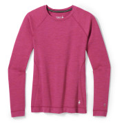 Camiseta funcional de mujer Smartwool W Classic Thermal Merino BL Crew Boxed 2022 rosa festive fuchsia heather