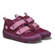 Dětské barefoot boty Affenzahn Low Boot Knit Happy Otter violeta Otter