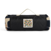 Manta de picnic Regatta Orla Kiely Printed Picnic Blanket negro/beige Giant Square Flower Mono
