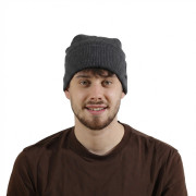 Gorro de invierno para hombre Sherpa Fred gris mel black 1045