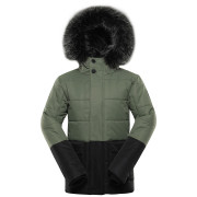 Chaqueta de invierno para niños Alpine Pro Egypo verde olivine